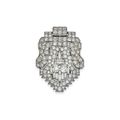 An art-deco diamond brooch, by Cartier