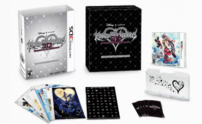 Visuels du coffret Collector de Kingdom Hearts 3D