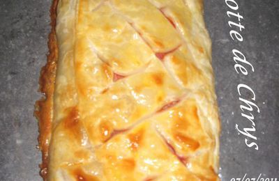 Feuilleté Tomate-Jambon-Chèvre