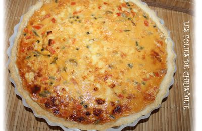 Quiche poulet macédoine de légumes