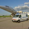 Ambulance de l'aéroport Roissy Charles de Gaulle, France