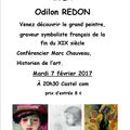 Odilon REDON : conférence histoire de l'art