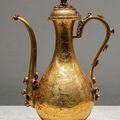 Gold ewer with gemstones, Ming dynasty, 15th century