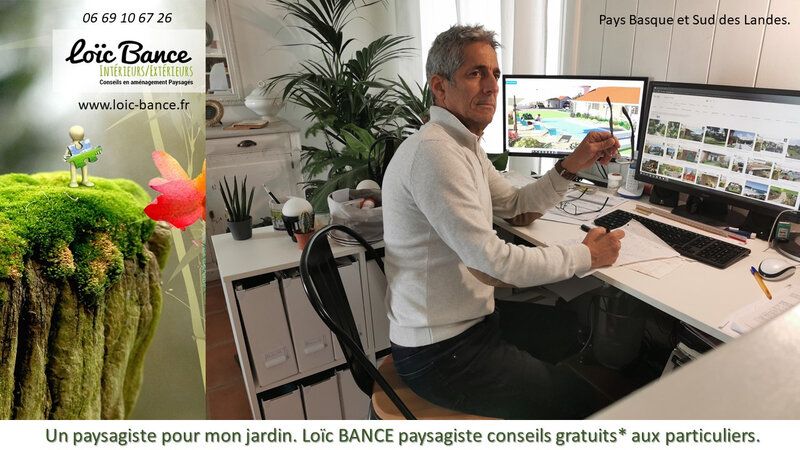 Loic BANCE, Paysagiste Anglet 64600, paysagiste Pays Basque, Paysagiste conseils aux particuliers.