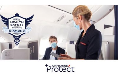 AIR FRANCE REMPORTE LE « DIAMOND AWARD » AU CLASSEMENT DE L’APEX HEALTH SAFETY POWERED BY SIMPLIFLYING.