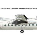 FOKKER F-27- AIR FRANCE- AEROPOSTALE.
