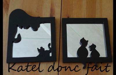 Miroirs chat