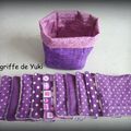 Lingettes violet rose