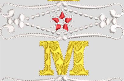 Monogrammes barrette*