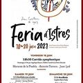 Affiche officielle de la Feria d'Istres 2021
