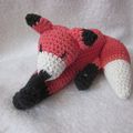 Test crochet - rusty the fox...