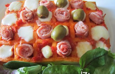 Gaufres pizza