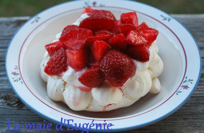 pavlovas aux fraises