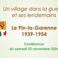 16. Conférence La Seconde Guerre mondiale au Pin-la-Garenne