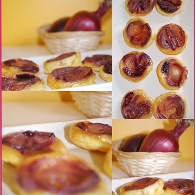 mini tatin rouge sucrée salée