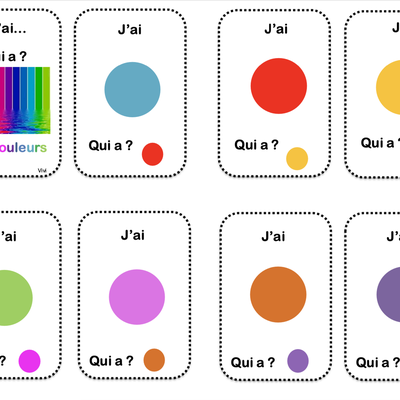 J'ai... qui a...? des couleurs pour les moyens