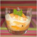 Trifle de melon et sa crème fouettée