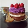 Un gâteau tout au crochet