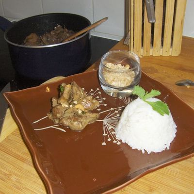 Agneau à la coriandre fraîche façon Thaï