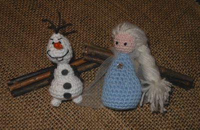 Calendrier de l'Avent #4 La Reine des Neiges & Olaf : les tutos gratuits au crochet