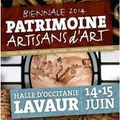  Biennale des Artisans d'Art 14 et 15 Juin à LAVAUR ( 81)