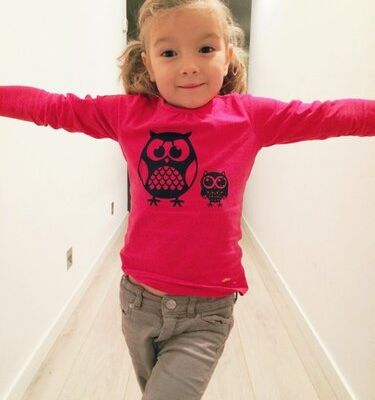 Chouette! Un T shirt personnalisé!!!