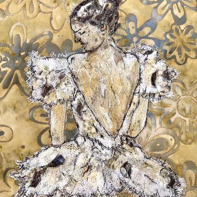 Toile "Le Ballet" 25x20cm