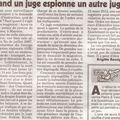 Article du Canard enchaîné du 16 mai 2012