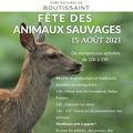 Fête des animaux sauvages le 15 août 2021 à Boutissaint