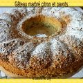 Gâteau marbré au citron et pavots