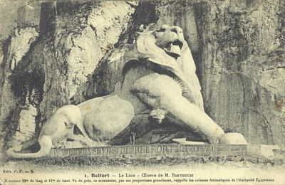 Pour les éditeurs belfortains, le Lion de Belfort is the Number One !