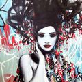 [Art] Des geishas façon Street Art avec Hush