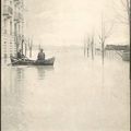 371 - Le Marché et la Rue Charles Fournier submergés - Inondations 1910.