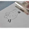 Un dessin dans une photographie #3 - Mouton