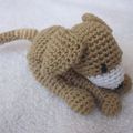 Test crochet - sleeping puppy