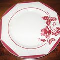 Assiette plate Montauban