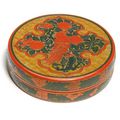 A three-colour lacquer box and cover, Ming dynasty (1368-1644)