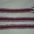 Ceinture Violet et chocolat