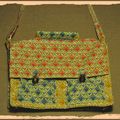 Sac à main genre mini-cartable