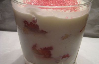 Verines fraises façon tiramisu