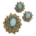 Des bijoux en turquoise chez Sothey's London et Artcurial Monte Carlo