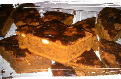 Brownie noix de pécan et graines de lin 