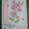 carte "fleurs pour toujours" stampin up