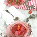 Sorbet crémeux à la fraise {recette avec option IGBAS/vegan/sans sorbetière}