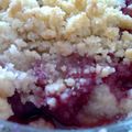 Crumble aux fruits rouges