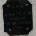 COUTURIER Ernest (Paudy) + 23/12/1915 Issoudun (36)