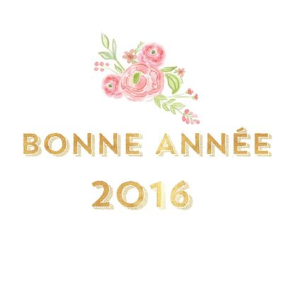 Bonne année 2016