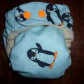 Deux couches pingouins taille naissance