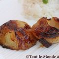 Oignons caramélisés au barbecue en papillotes