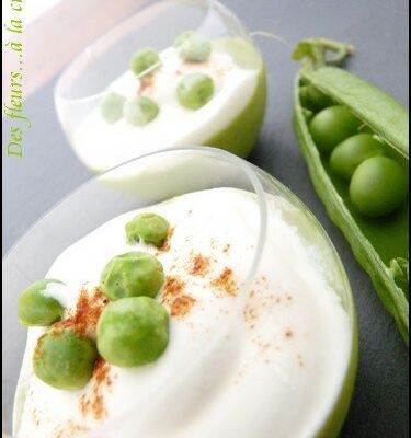 Cappucino de petit pois...